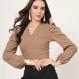 Style Quotient Women Brown Knit Top-picture-25