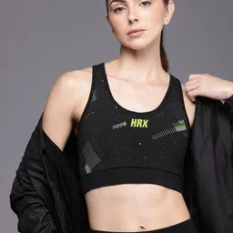 HRX by Hrithik Roshan Lightly Padded Full Coverage Running Bra HRX_SS24_W_BA_KR4330_C-picture-2