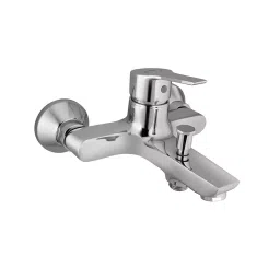 Essco by Jaquar APR-CHR-101119 Single Lever Silver Stainless Steel Chrome Finish Wall Mixer-image-60