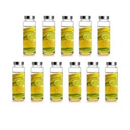 SOMIL Set Of 11 Glass Water Bottle-image-25