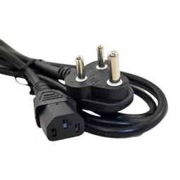 Sii 3 Pin Plug to IEC Connection Power Cable Cord (3 m, Black)-43