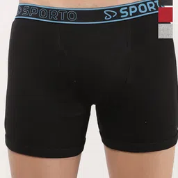Sporto by Macho Pack Of 4 Mid-Rise Long Trunks-picture-46