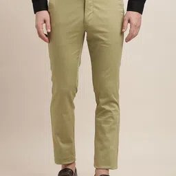 Turtle Men Printed Relaxed Tapered Fit Mid Rise Chinos Trousers-image-81
