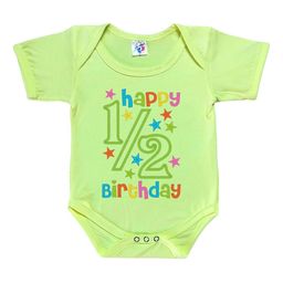 Cute Pals Infants Monthly Milestone Printed Cotton Bodysuit-image-95