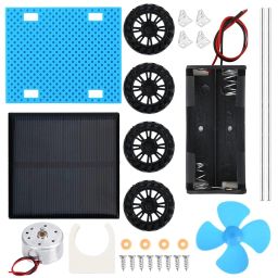 DIY Solar Car STEM Kit Electric Circuit Motor Kit with Solar Panel, Solar Motor Kit for Kids Science Experiment Educational Montessori Learning Kits, DIY STEM Science Project for Boys and Girls - RS6169DIY Solar Car STEM Kit Electric Circuit Motor Kit with Solar Panel, Solar Motor Kit for Kids Science Experiment Educational Montessori Learning Kits, DIY STEM Science Project for Boys and Girls - RS6169-1