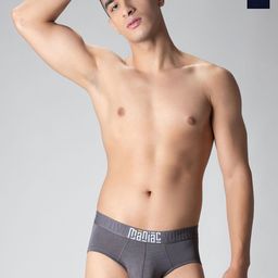Maniac Pack Of 2 Basic Briefs MN25-2PCK-MODAL-BRIEF-NVY_GRY-S-picture-15