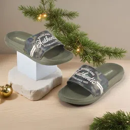 Woodland Men Printed Sliders-picture-15