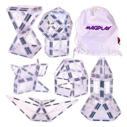 Toyshine Crystal Magnetic Blocks Set - 28 Pieces-15