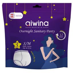 Aiwina Premium Comfortable Overnight Sanitary Panty S/M (3PCS PACK of 1)-image-15