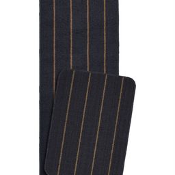 Saral Home 2-Pcs Grey Striped Anti-Skid Floor Runner&Doormat-13