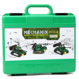 Zephyr Mechanix Battle Station 2 Metal Multimodel Making STEAM Toy With Bag 5 Models - 118 Piece image 2