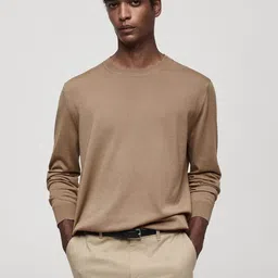 MANGO MAN Woollen Pullover-image-78