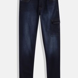 Allen Solly Junior Boys Slim Fit Heavy Fade Stretchable Jeans-image-33