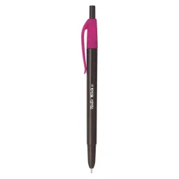 Montex Klick RT Ball Pen Black Ink Color & Black and Pink Body Color-image-39