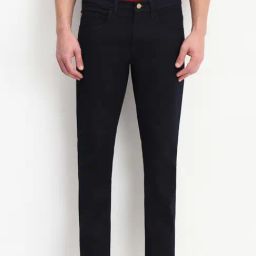 Allen Solly Navy Cotton Slim Fit Jeans-image-98