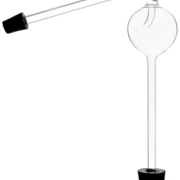 ABGIL Dia 65mm Borosilcate Glass Bulb Connecting Sloping with Rubber Cork At Both End ABG1048 image 1