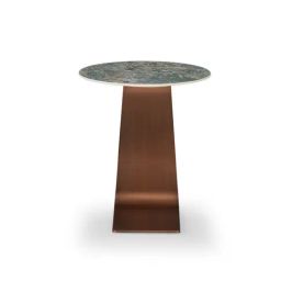 Durian Fuji Basil Green & Russet Brown Marble Side & End Table-picture-24