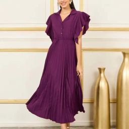 Styli Purple Regular Fit Dress-picture-9