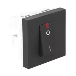 Legrand Switch with Indicator Allzy 32 Amp 1 Way 2 Module Matt Black, 6812 16 image 3