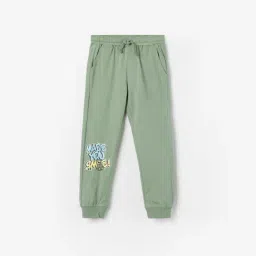 Fame Forever by Lifestyle Boys Light Olive Trackpants-image-38