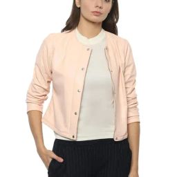 Van Heusen Peach Regular Fit Jacket-image-47