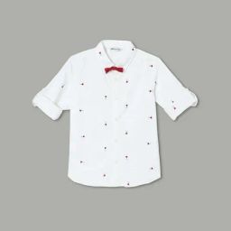 Fame Forever by Lifestyle Kids White Regular Fit Shirt-image-55