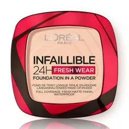 L'Oreal Paris Infallible 24H Fresh Wear Foundation in a Powder 180 Rose Sand - 9 gm-image-63