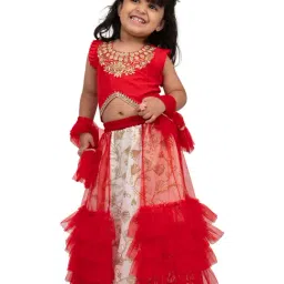 Twisha Girls Multi Lehenga Choli-image-22