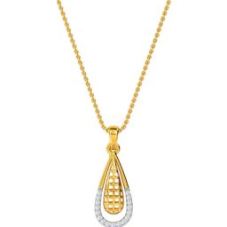 Kisna Diamond & Gold Jewellery 14k Aroha Diamond Pendant-picture-6