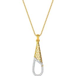 Kisna Diamond & Gold Jewellery 18k Dana Diamond Pendant-image-63