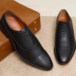 Louis Stitch Men's Black Oxford Shoes-image-51
