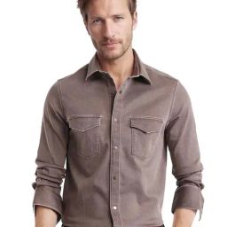 Rare Rabbit Brown Regular Fit Solid Shirt-image-88