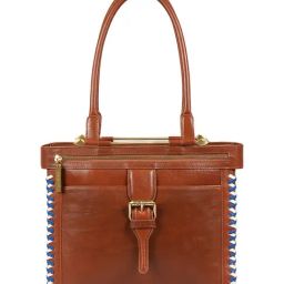 Hidesign Amber & Sapphire HARLEM Leather Shoulder Bag-40