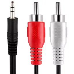 FEDUS Stereo Audio Male to 2 RCA Male Cable 3.5 mm Jack Black 10 m-19