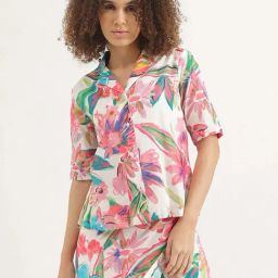United Colors of Benetton Multicolored Printed Shirt-image-58