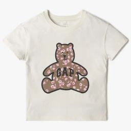 GAP Boys White Graphic T-Shirt-image-9