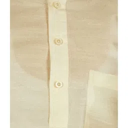 SG Yuvraj Kids White & Beige Textured Pattern Full Sleeves Kurta Set image 5