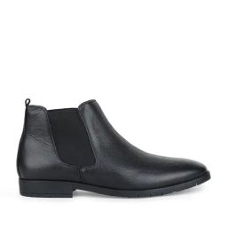 Zoom Shoes Men's Black Chelsea Boots-image-52