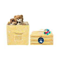 Aura Yellow Set of 4 Regular Multi-Utility Organisers-86
