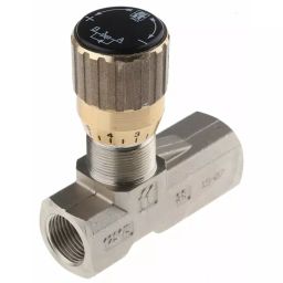 RS PRO Inline Mounting Hydraulic Flow Control Valve, G 3/8, 210bar, 30L/min Model No 2834029-27