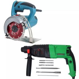 Camron Pro MB+CG-26 Professional Heavy Duty 12000RPM Tile Cutter Machine with Hammer Drill 1700 watt-19