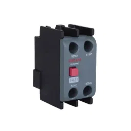 DELIXI ELECTRIC F4 Series Auxiliary Contact Top 4NO Grey & Black, F440-39