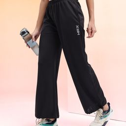 HRX by Hrithik Roshan Women Brand Logo Detail Rapid-Dry Running Track Pants-picture-44
