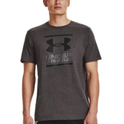 Under Armour Grey Cotton Loose Fit Printed Sports T-Shirt-image-47