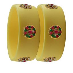 Vidhya Kangan Women Beige Bangle-image-60