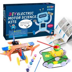 DIY 2-in-1 Wooden Robotic STEM Kit, Electric Motor Woodworking Project Science Kits for Kids, Hands on STEM Learning Project Kits, 3D Puzzles Wood Stem Building Toys for Boys & Girls - RS6175DIY 2-in-1 Wooden Robotic STEM Kit, Electric Motor Woodworking Project Science Kits for Kids, Hands on STEM Learning Project Kits, 3D Puzzles Wood Stem Building Toys for Boys & Girls - RS6175-19