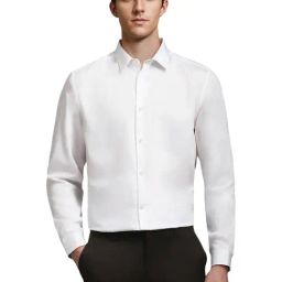 Louis Philippe white Solid Shirts-picture-46