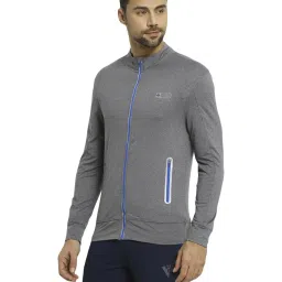 Van Heusen Performance Regular Fit Swift Dry Odour Shield Solid Jacket - Grey image 3