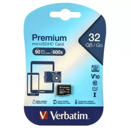 Verbatim 32 GB MicroSDHC Micro SD Card Class 10, 44013-picture-0