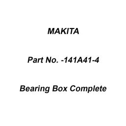 Makita Bearing Box Complete Suitable for TD172D, Part No 141A41-4-image-57